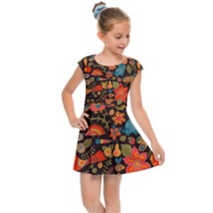 Khokhloma Kids  Cap Sleeve Dress by goljakoff