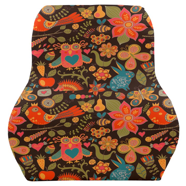 Khokhloma Car Seat Back Cushion 