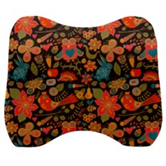 Khokhloma Velour Head Support Cushion by goljakoff