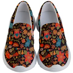 Khokhloma Kids Lightweight Slip Ons by goljakoff