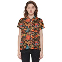 Khokhloma Short Sleeve Pocket Shirt by goljakoff