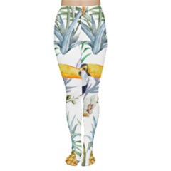 Tropical Flowers Tights by goljakoff