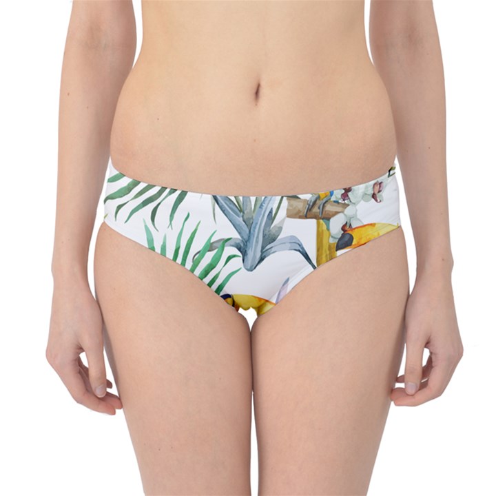 Tropical flowers Hipster Bikini Bottoms