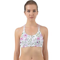 Rose Flowers Back Web Sports Bra by goljakoff