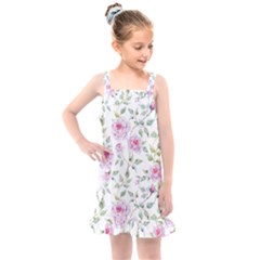 Rose Flowers Kids  Overall Dress by goljakoff