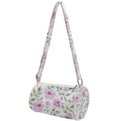 Rose Flowers Mini Cylinder Bag by goljakoff