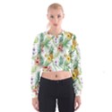 Tropical pineapples Cropped Sweatshirt View1