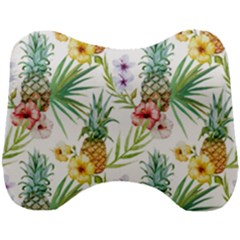 Tropical Pineapples Head Support Cushion by goljakoff