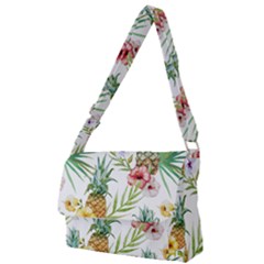 Tropical Pineapples Full Print Messenger Bag (s) by goljakoff