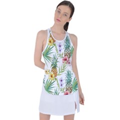 Tropical Pineapples Racer Back Mesh Tank Top by goljakoff