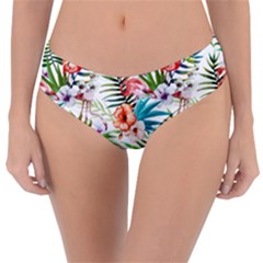 Tropical Flamingo Reversible Classic Bikini Bottoms by goljakoff