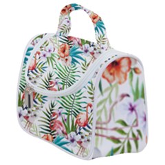 Tropical Flamingo Satchel Handbag by goljakoff