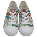 Tropical flamingo Kids  Low Top Canvas Sneakers View1