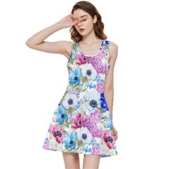 Purple Flowers Inside Out Racerback Dress by goljakoff