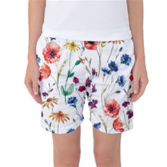 Flowers Women s Basketball Shorts by goljakoff