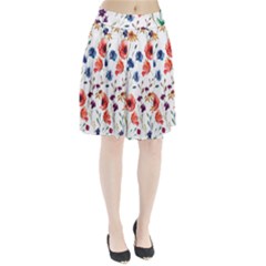 Flowers Pleated Skirt by goljakoff