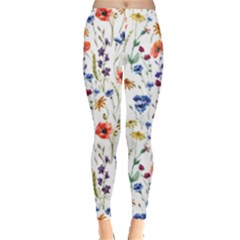 Flowers Pattern Leggings  by goljakoff