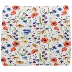 Flowers Pattern Seat Cushion by goljakoff