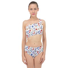 Flowers Pattern Spliced Up Two Piece Swimsuit by goljakoff