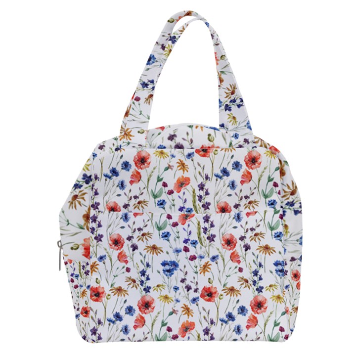 Flowers pattern Boxy Hand Bag