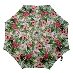 Tropical Flowers Hook Handle Umbrellas (medium) by goljakoff