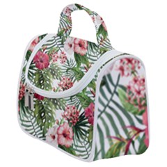 Tropical Flowers Satchel Handbag by goljakoff