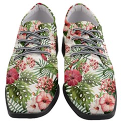 Tropical Flowers Women Heeled Oxford Shoes by goljakoff