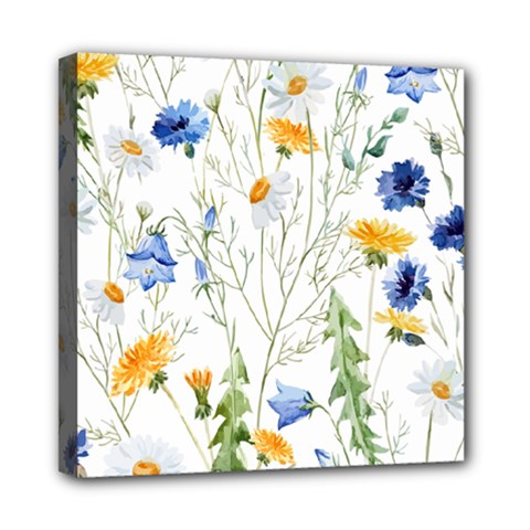 Summer Flowers Mini Canvas 8  X 8  (stretched) by goljakoff