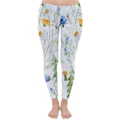 Summer Flowers Classic Winter Leggings by goljakoff