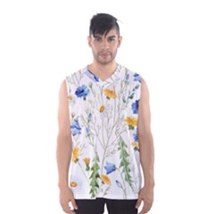 Summer Flowers Men s Basketball Tank Top by goljakoff