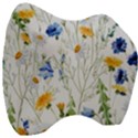 Summer flowers Velour Head Support Cushion View3