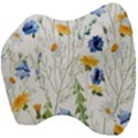 Summer flowers Velour Head Support Cushion View4