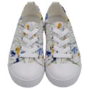 Summer flowers Kids  Low Top Canvas Sneakers View1