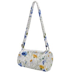 Summer Flowers Mini Cylinder Bag by goljakoff