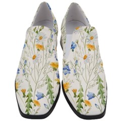 Summer Flowers Women Slip On Heel Loafers by goljakoff