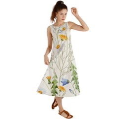 Summer Flowers Summer Maxi Dress by goljakoff