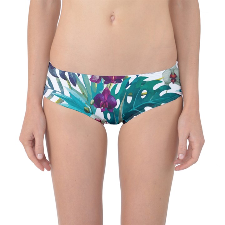 Tropical flowers Classic Bikini Bottoms