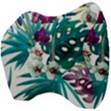 Tropical flowers Velour Head Support Cushion View4