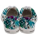 Tropical flowers Women s Low Top Canvas Sneakers View4