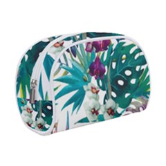 Tropical Flowers Makeup Case (small) by goljakoff