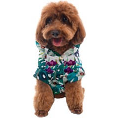 Tropical Flowers Dog Coat by goljakoff