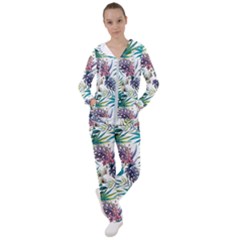 Tropical Flowers Pattern Women s Tracksuit by goljakoff