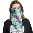 Tropical flowers pattern Face Covering Bandana (Triangle) View1