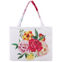 Garden Flowers Mini Tote Bag by goljakoff