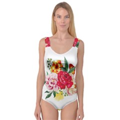 Garden Flowers Princess Tank Leotard  by goljakoff