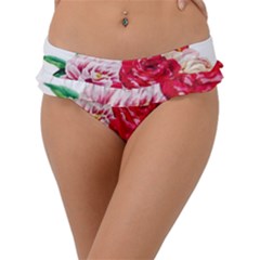 Garden Flowers Frill Bikini Bottom by goljakoff