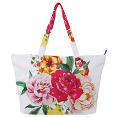 Garden Flowers Full Print Shoulder Bag by goljakoff