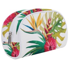 Tropical Flowers Makeup Case (medium) by goljakoff