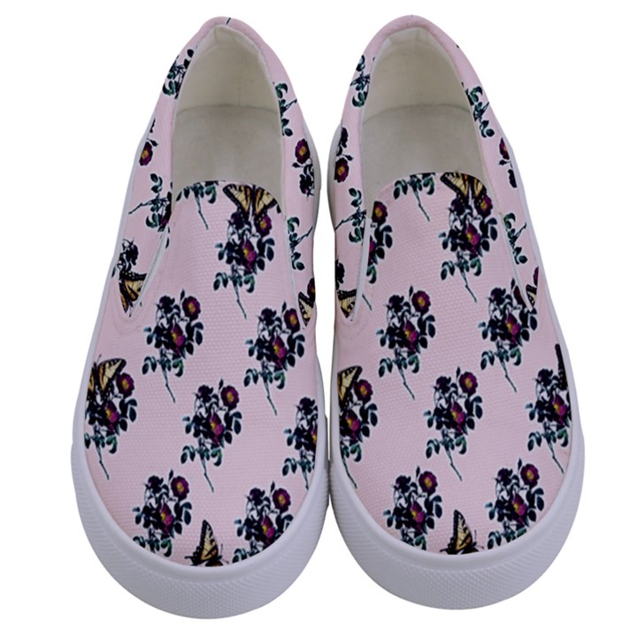 Rose Damour - Pink - by LaRenard Kids  Canvas Slip Ons