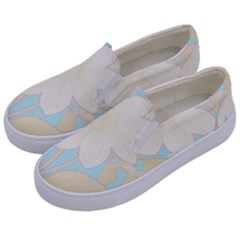 Blonde Dahlia - By Larenard Kids  Canvas Slip Ons by LaRenard